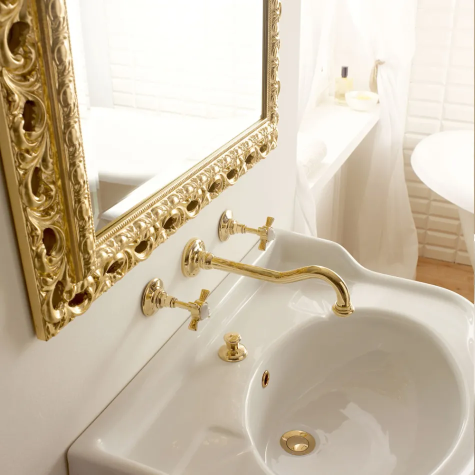 Design and Vintage Wall Mounted Washbasin/Sink Taps Made in Italy Viadurini