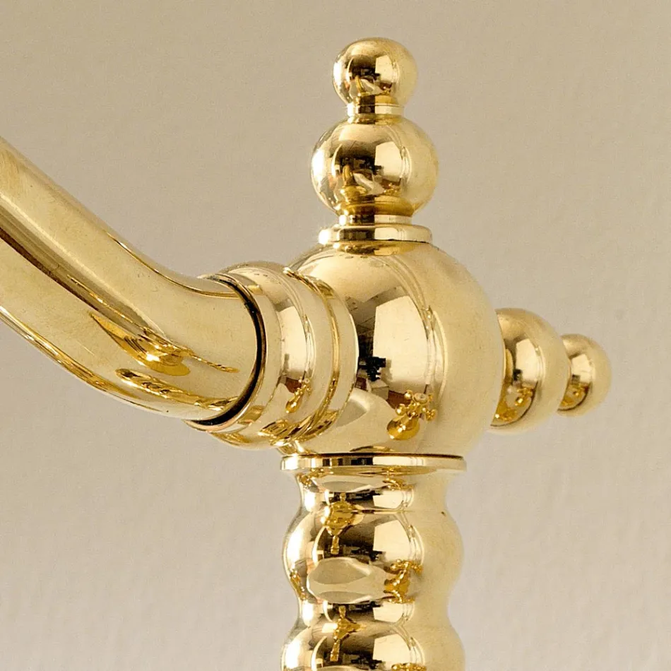 Vintage 3-Hole Bidet Tap in Vintage Brass Made in Italy - Ursula Viadurini