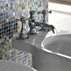 Vintage 3-Hole Brass Bidet Tap Made in Italy - Elisea Viadurini