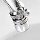 Classic Single Hole Bidet Tap with Handcrafted Brass Levers - Noriana Viadurini