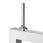 Square Design Brass Single Lever Basin Mixer Tap - Erik Viadurini