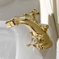 Brass Single Hole Faucet for Bidet Classic Butterfly Handles - Fioretta