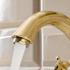 Single Hole Brass Sink Tap with Classic Butterfly Handles - Fioretta Viadurini