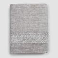 Container Bag Linen Duvet Cover with Synergy Lace and Buttons - Energis