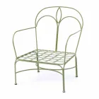 Outdoor Lounge with Handmade Iron Structure Made in Italy - Melinda Viadurini