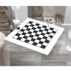 Modern Black or White Plexiglass Chessboard Made in Italy - Checkmate Viadurini