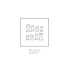 Chessboard for Chess and Lady in Acrylic Crystal Made in Italy - Smanto Viadurini