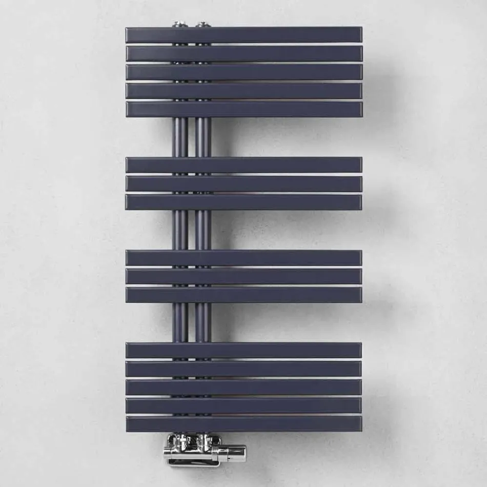 Modern Design Bathroom Towel Warmer in Steel at 386 Watt - Peacock Viadurini
