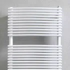 Vertical Design Hydraulic Bathroom Towel Warmer in Steel 1013 W - Griffin Viadurini