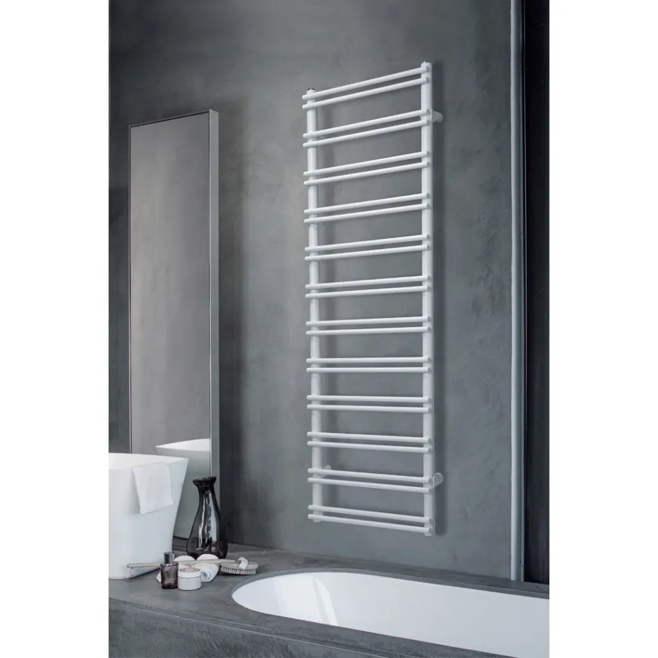 Electric Towel Warmer in Carbon Steel - Praline Viadurini