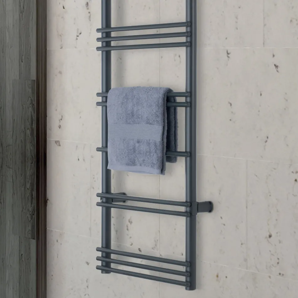 Electric Steel Towel Warmer Made in Italy - Ananas Viadurini