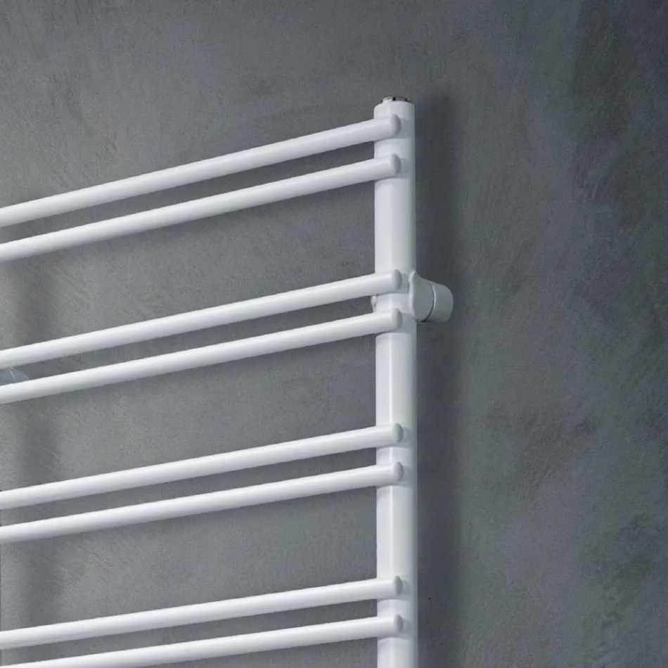 Praline Carbon Steel Mixed System Towel Warmer Viadurini