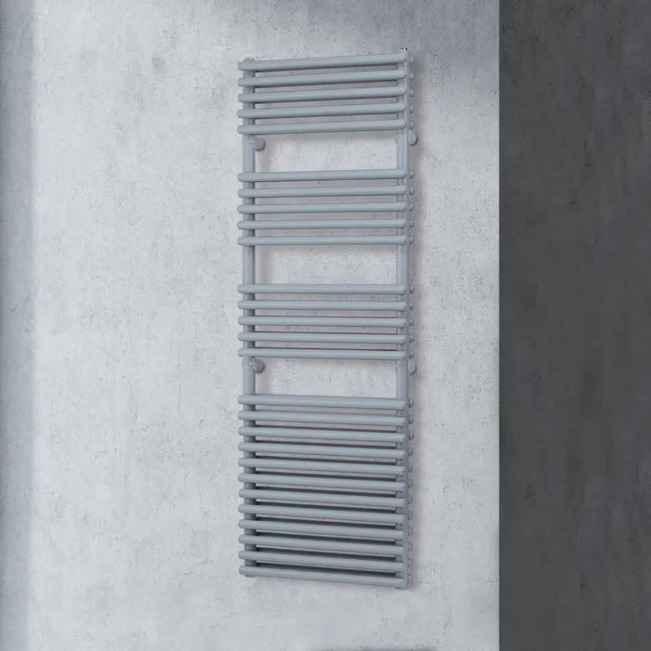 Electric Towel Warmer with 4 Horizontal Elements Made in Italy - Meringa Viadurini