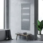 Electric Towel Warmer with 4 Horizontal Elements Made in Italy - Meringa Viadurini