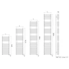 Electric Towel Warmer with 4 Horizontal Elements Made in Italy - Meringa Viadurini