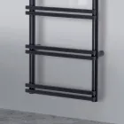 Electric Towel Warmer with Vertical Collectors Made in Italy - Zenzero Viadurini