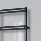 Electric Towel Warmer with Vertical Collectors Made in Italy - Zenzero Viadurini