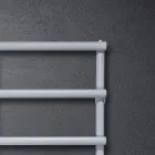 Electric Towel Warmer with Circular Elements Made in Italy - Strawberry Viadurini