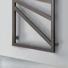 Electric Towel Warmer with Square Elements Made in Italy - Almonds Viadurini