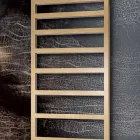 Electric Towel Warmer with Simple Lines in Made in Italy Steel - Pistachio Viadurini