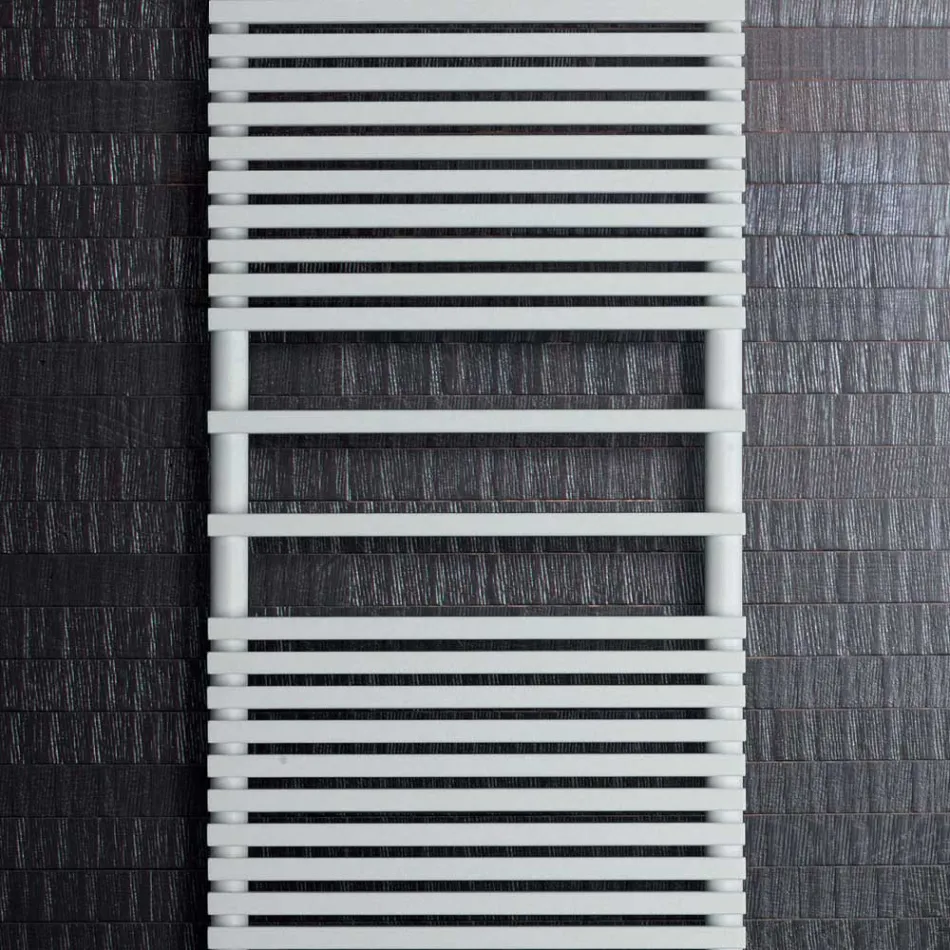 Electric Towel Warmer with Carbon Steel Frame Made in Italy - Cream Viadurini