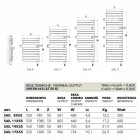 Electric white design towel warmer white Sail Scirocco H Viadurini