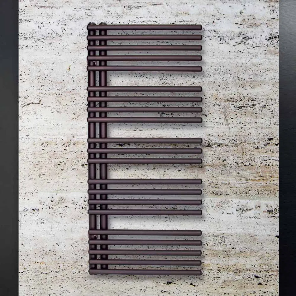 Electric Towel Warmer in Carbon Steel Made in Italy - Amarene Viadurini