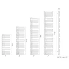 Electric Towel Warmer in Carbon Steel Made in Italy - Amarene Viadurini