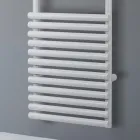 Electric Towel Warmer in Steel with a Pure White Finish, Made in Italy - Lemon Viadurini