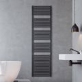 Electric Towel Warmer in Steel with a Jet Black Finish Made in Italy - Brownies