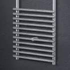 Electric Towel Warmer in Satin Finish Steel Made in Italy - Buccia Viadurini