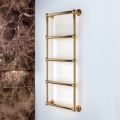 Electric Brass Towel Warmer with Connecting Balls Made in Italy - Ricotta