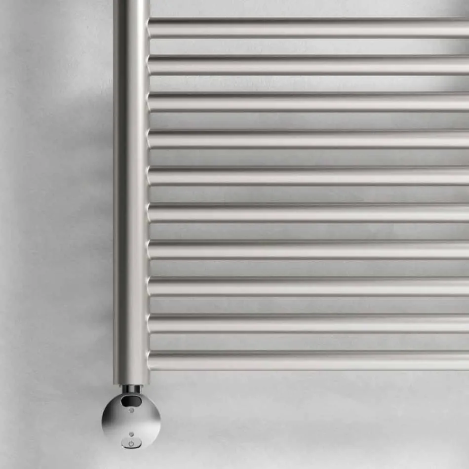 Electric Towel Warmer for the Bathroom Vertical Design in Steel 300 W - Italo Viadurini