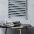 Hydraulic Towel Warmer with 4 Horizontal Element Series Made in Italy - Meringa Viadurini
