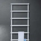 Hydraulic Towel Warmer with Circular Elements Made in Italy - Fragola Viadurini