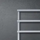 Hydraulic Towel Warmer with Circular Elements Made in Italy - Fragola Viadurini