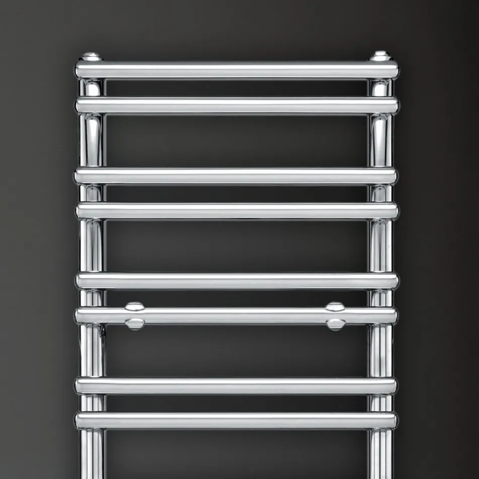 Amaretti Hydraulic Towel Warmer with Horizontal Elements Made in Italy Viadurini