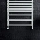 Hydraulic Towel Warmer with Carbon Steel Frame Made in Italy - Cream Viadurini