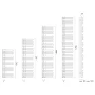 Carbon Steel Hydraulic Towel Warmer Made in Italy - Amarene Viadurini