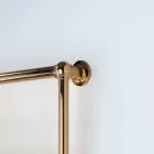 Hydraulic Brass Towel Warmer with Connecting Balls Made in Italy - Ricotta Viadurini