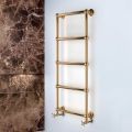 Hydraulic Brass Towel Warmer with Connecting Balls Made in Italy - Ricotta