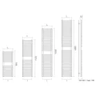 Hydraulic Towel Warmer Made of Carbon Steel - Soft Viadurini