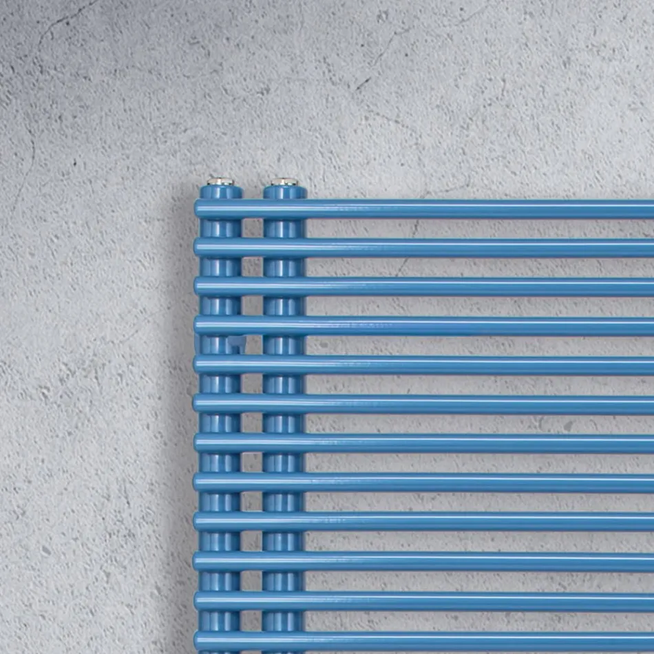 Carbon Steel Towel Warmer with Hydraulic System - Peanuts Viadurini