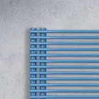 Carbon Steel Towel Warmer with Mixed System - Peanuts Viadurini