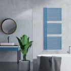 Carbon Steel Towel Warmer with Mixed System - Peanuts Viadurini
