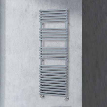 Mixed Towel Warmer with 4 Sets of Horizontal Elements Made in Italy - Meringa Viadurini