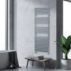 Mixed Towel Warmer with 4 Sets of Horizontal Elements Made in Italy - Meringa Viadurini