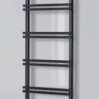 Mixed Towel Warmer with Vertical Collectors Made in Italy - Zenzero Viadurini
