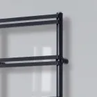 Mixed Towel Warmer with Vertical Collectors Made in Italy - Zenzero Viadurini