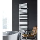 Mixed Towel Warmer with Double Section of Horizontal Elements - Pudding Viadurini